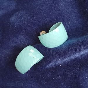 Vintage 1970s Hammered Earrings